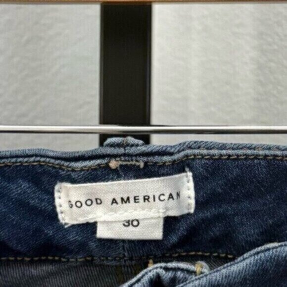 NEW Good American Good Legs LONG Inseam Jeans Skinny Dark Wash Plus Size 30 - Picture 8 of 16